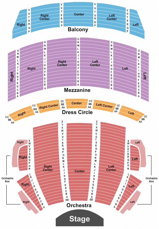 Citizens Bank Opera House The Wiz Seating Chart